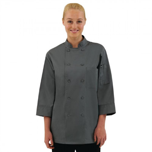 Chef Works Chef Jacket Grey - Size M