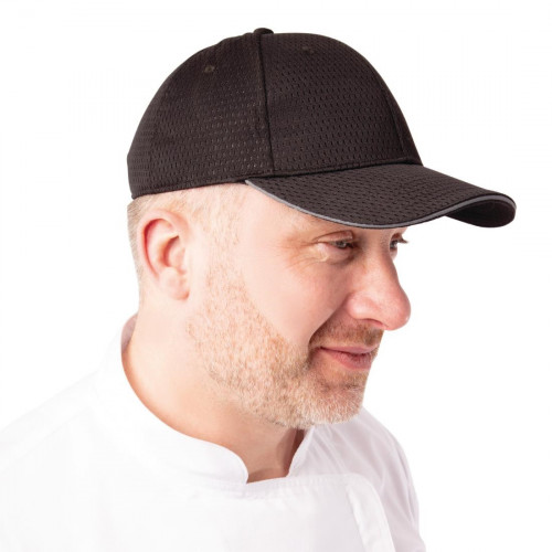 Chef Works Cool Vent Baseball Cap Gray One Size