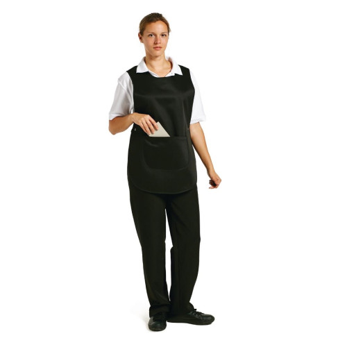 Tabard with Pocket Black - One Size