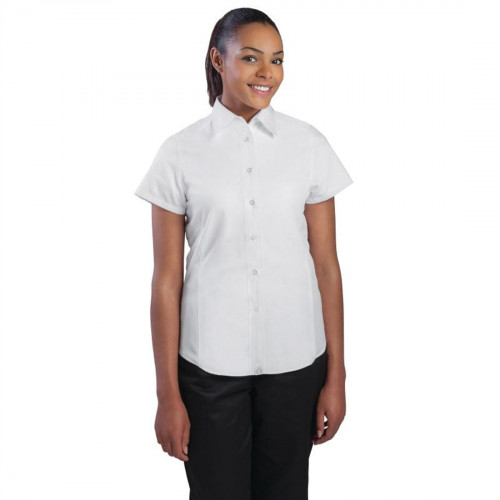 Chef Works Ladies Cool Vent Chef Shirt White - Size L