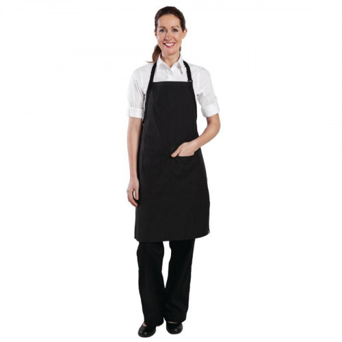 Chef Works Pinstripe Bib Apron