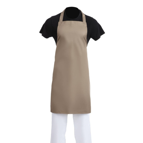 Whites Bib Apron Polycotton Tan