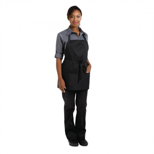 Chef Works Three Pocket Aprons (F10) (B2B) Black