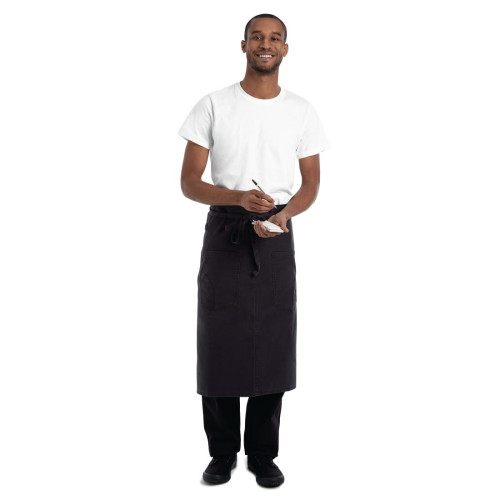 Chef Works Rockford Canvas Bistro Apron Steel Grey
