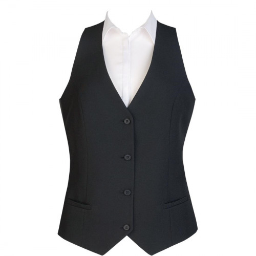 Ladies Black Waistcoat - Size XL