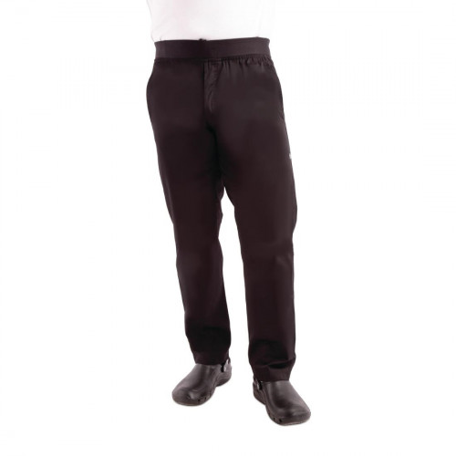 Chef Works Lightweight Slim Trouser Black - Size M