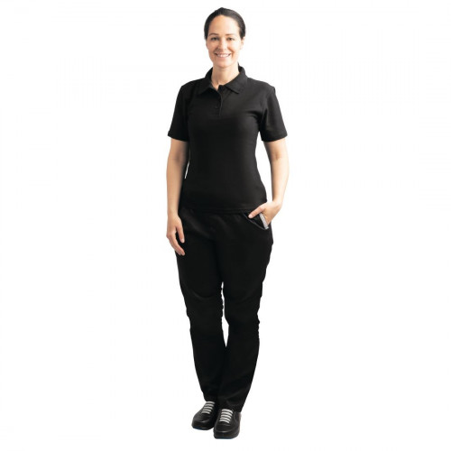 Ladies Polo Black - Size XS
