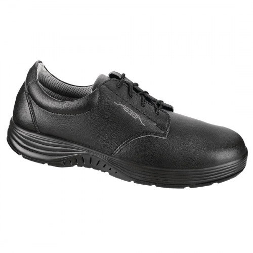 Abeba Microfibre Lace Up Shoe Black - Size 35