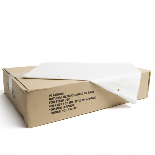 Bag, PY BlockHead High Tensile 21mu 18 x 24ins (450x575x25) per 1000 - Available to order only