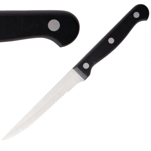 Steak Knives Black - 4.5" (Box 12)