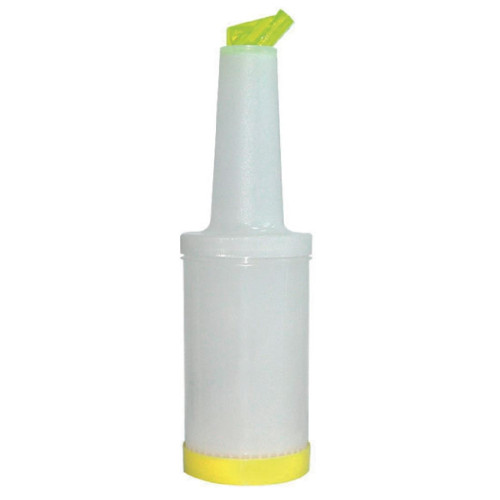 CONTAINER /BAR POURER - 1 LITRE -YELLOW POURING CONTAINER - PLASTIC - C175 - PER EACH
