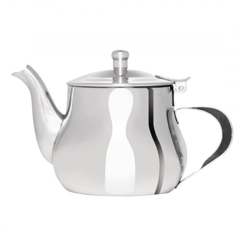 Tea / s/steel arabian tea pot - 13oz/.4ltr - per each