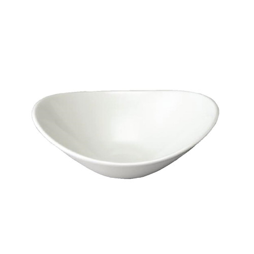 White Small Oval Bowl - 10.5floz 7" (Box 12) (Direct)