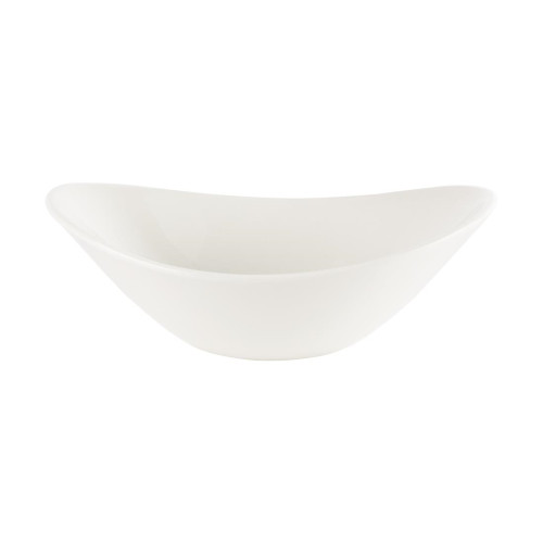 White Large Oval Bowl - 17fl oz 8" (Box 12)