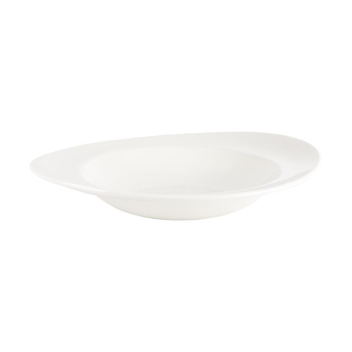 White Oval Pasta Plate - 12" (Box 12) (Direct)