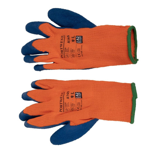 Pair of Freezer Gloves Blue/Orange One Size Per Each
