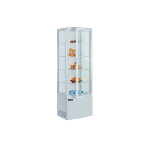 Polar Chilled Display with Curved Glass Door - 235Ltr