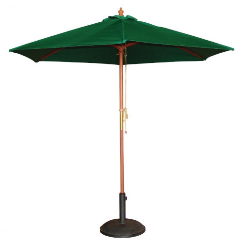 Bolero Green Round - 3m Pulley Parasol