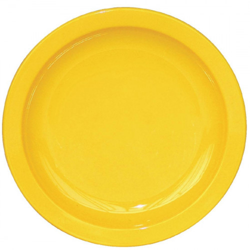 Kristallon Polycarbonate Plate Yellow - 172mm 6 3/4" (Box 12)