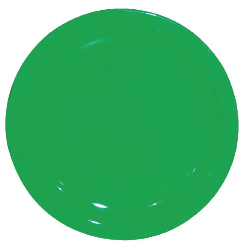 Kristallon Polycarbonate Plate Green - 172mm 6 3/4" (Box 12)