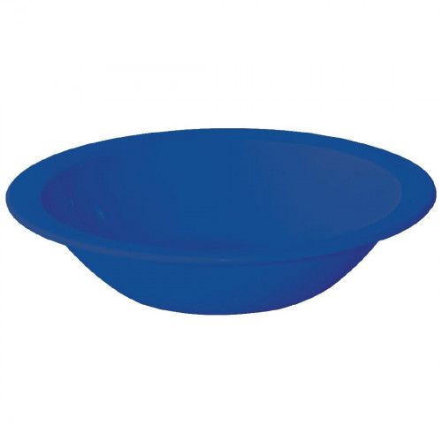 Kristallon Polycarbonate Bowl Blue - 400ml 14oz 6 3/4" (Box 12)