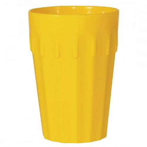 Kristallon Polycarbonate Tumbler Yellow - 260ml 9oz (Box 12)