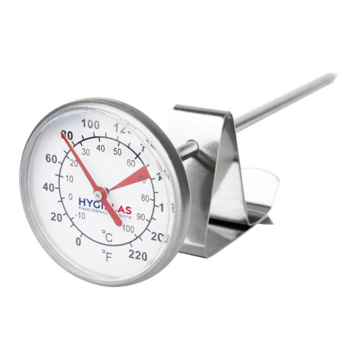 ETI Milk Dial Thermometer with pan clip - 45mm((2") dial - (800-800)
