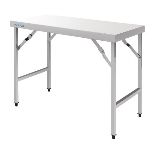 Vogue St/St Folding Table - 1800x600x900mm