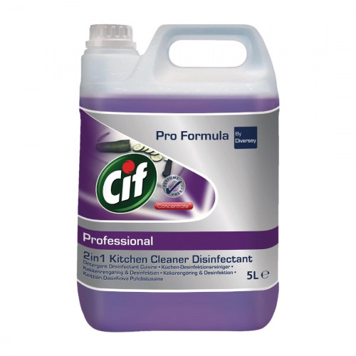 CIF Professional 2in1 Disinfectant - 2 x 5Ltr