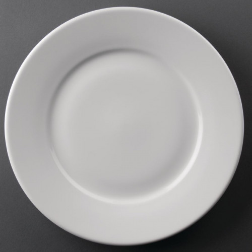 Athena Hotelware Wide Rimmed Plate - 254mm 10" (Box 12)