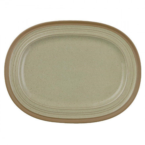 Igneous Stoneware Oval Plate - 320mm 12.5" (Box 6)