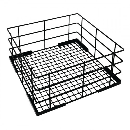 Vogue Wire High Sided Glass Basket - 180(h)x350(w)x350(d)mm