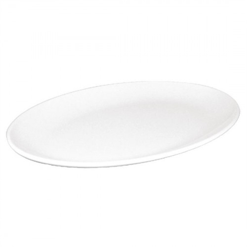 Kristallon Melamine Oval Coupe Plate - 305mm 12" (Box 12)