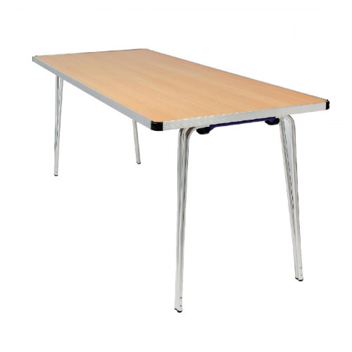 Contour Folding Table Oak Colour - 1830x685x698mm (Direct)