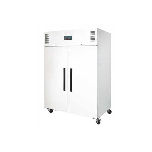Polar Solid Double Door Freezer White Exterior - 1200Ltr 42.4cuft