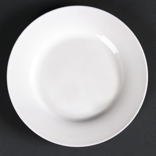 Lumina Fine China Wide Rimmed Round Plate - 152mm 6'' (Box 6)