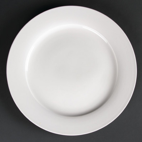 Lumina Fine China Wide Rimmed Round Plate - 305mm 12'' (Box 2)