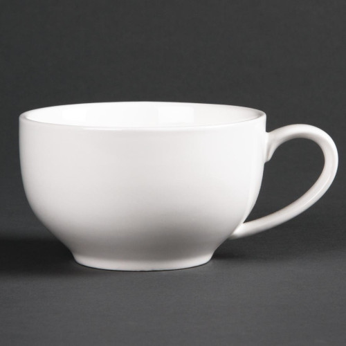 Lumina Fine China Low Round Cup - 228ml 8oz (Box 6)