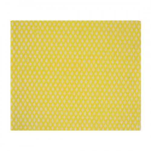 Jantex All purpose Non-Woven Cloths Yellow (Pack 50)