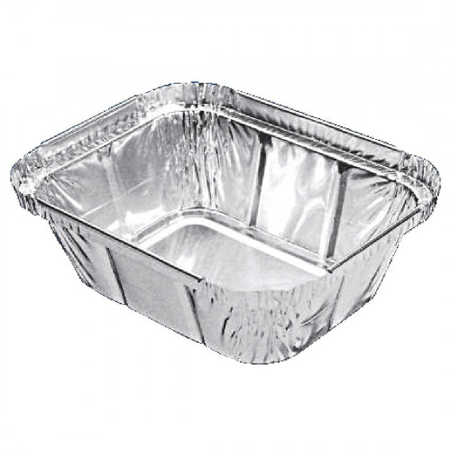 Rectangular Foil Container - 260ml 126x100mm (Pack 1000)