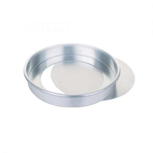 Sandwich Tin Loose Base Aluminium - 203mm 8"