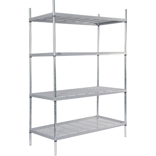 Craven 4tier Nylon Coated Wire Shelving - 1175x490x1700mm (Direct)
