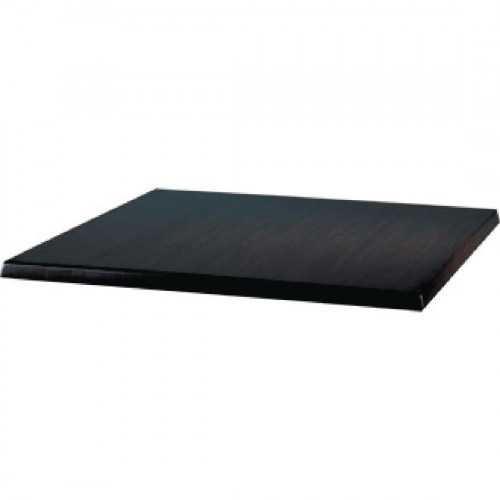 Werzalit 600mm Black Square Table Top