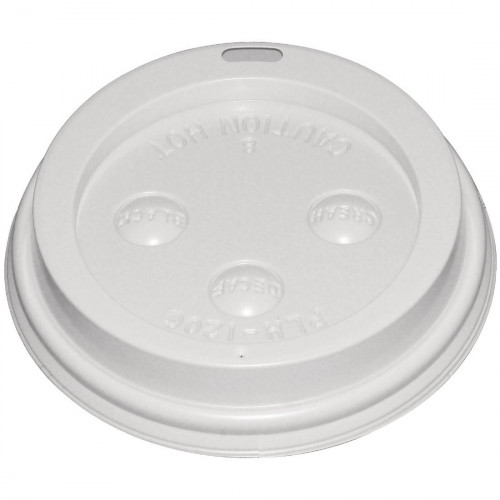 Lid for Hot Cups White - 12/16oz (Pack 50)