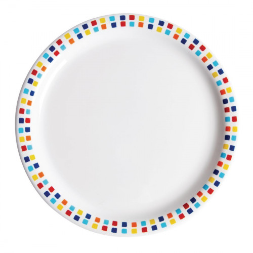 Carlisle Spanish Tile Dinner Plate - 230mm (Box 48)