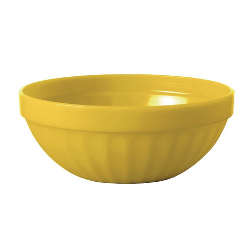 Bowl / Polycarbonate Kristallon bowl - yellow - 4" - per box of 12