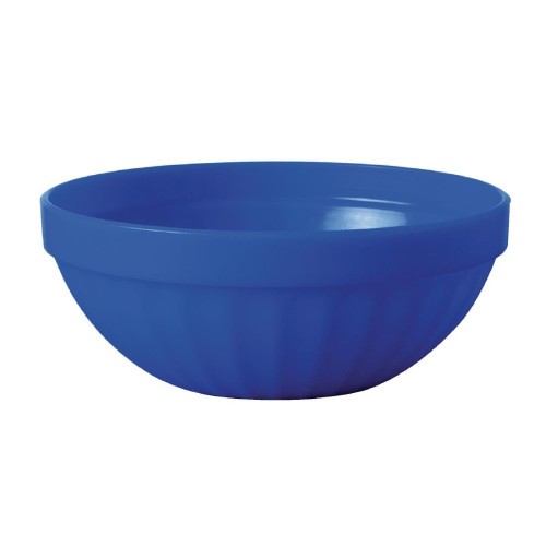 Bowl / Polycarbonate Kristallon bowl - blue - 4" - per box of 12