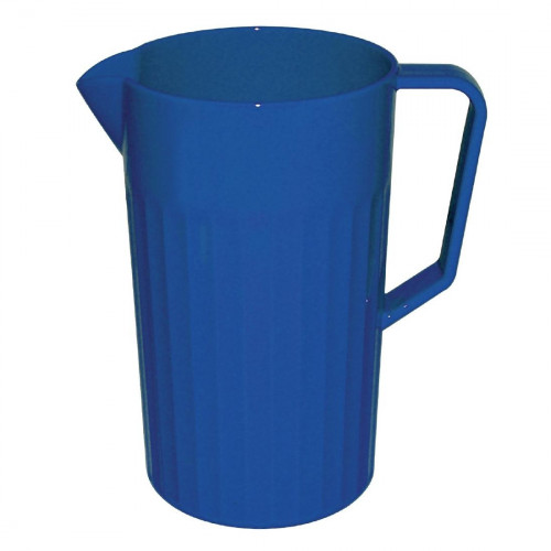 Jug / Kristallon - 1.4 litre jug - blue polycarbonate - per each