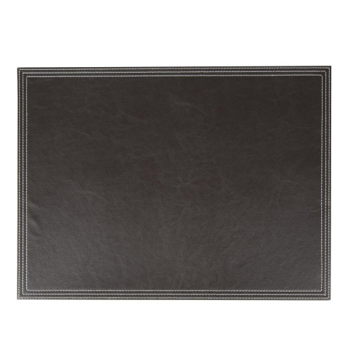 Faux Leather Placemat Brown - 400x300mm (Pack 1)