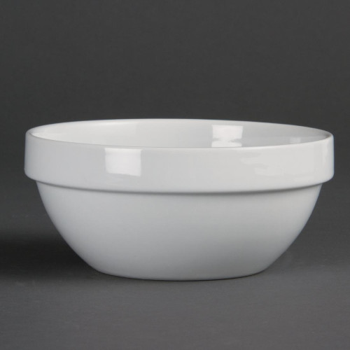 Olympia Stacking Bowl White - 145mm 5 3/4" 540ml (Box 12)